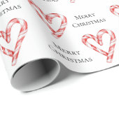 kerstsnoepsuikerriet cadeaupapier (Rol Hoek)
