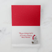 kerstsnoepsuikerriet feestdagen kaart (Binnen)