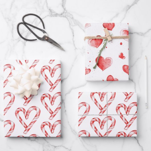 kerstsnoepsuikerriet inpakpapier vel (Voorkant)