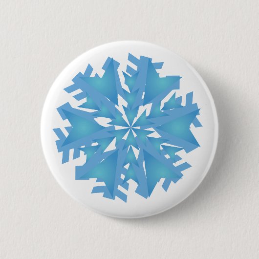 kerstsnowflake Button (Voorkant)