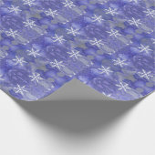 kerstsnowflake cadeaupapier (Hoek)