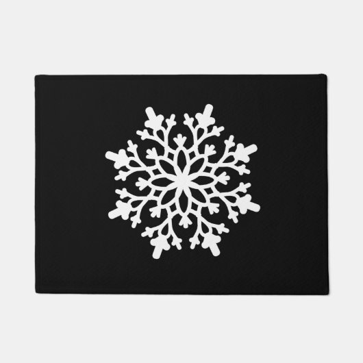 Kerstsnowflake Doormat Deurmat (Voorkant)