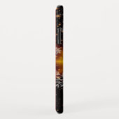 Kerstsnowflake Gold Black - Aangepaste naam Case-Mate iPhone Case (Achterkant/rechts)