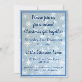 kerstsnowflake kaart