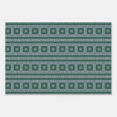 Kerstsnowflake Luxury Pattern Pset Inpakpapier Vel (Voorkant 2)