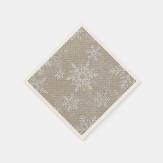 kerstsnowflake Napkins Servet (Hoek)