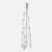 Kerstsnowflake Necktie Stropdas (Voorkant)