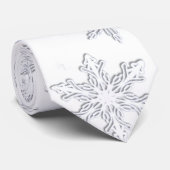 Kerstsnowflake Necktie Stropdas (Opgerold)