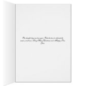 kerstsnowflake Ornament Kaart (Binnen (Rechts))