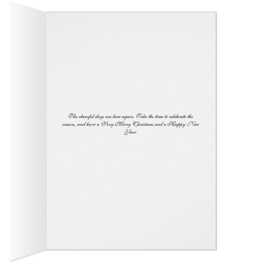 kerstsnowflake Ornament Kaart (Binnen (Rechts))