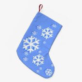 kerstsnowflake patroon - Oorspronkelijke kunst Kleine Kerstsok (Voorkant (Hangend))