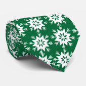 kerstsnowflake stropdas (Opgerold)