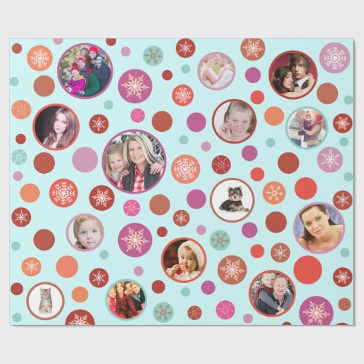 kerstsnowflakes 14 favoriete Afbeeldingen uit de f Cadeaupapier (Vlak)