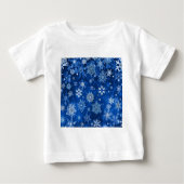kerstsnowflakes blauw en zilver (Voorkant)