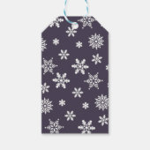 kerstsnowflakes cadeaulabel (Voorkant)