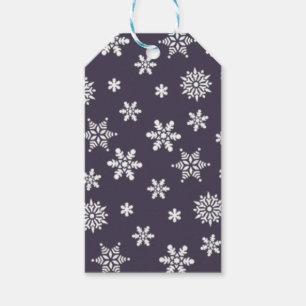 kerstsnowflakes cadeaulabel