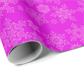 kerstsnowflakes cadeaupapier (Rol Hoek)