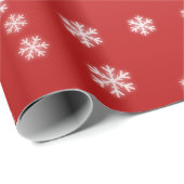 kerstsnowflakes cadeaupapier (Rol Hoek)