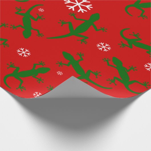 kerstsnowflakes cadeaupapier (Hoek)