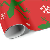 kerstsnowflakes cadeaupapier (Rol Hoek)