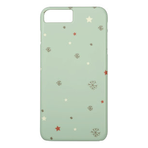 kerstsnowflakes en sterren Case-Mate iPhone case