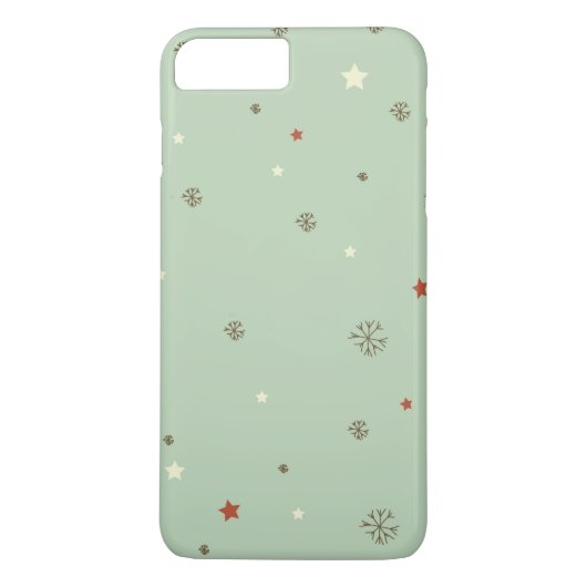kerstsnowflakes en sterren Case-Mate iPhone case (Achterkant)