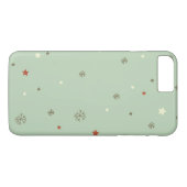 kerstsnowflakes en sterren Case-Mate iPhone case (Achterkant (Horizontaal))