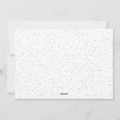 Kerstsnowflakes Foto van Peace & Love Feestdagenkaart (Achterkant)