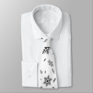 kerstsnowflakes Gentlemen's Necktie Stropdas