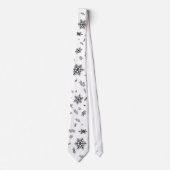 kerstsnowflakes Gentlemen's Necktie Stropdas (Voorkant)
