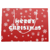 kerstsnowflakes groot cadeauzakje (Voorkant)