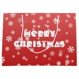 kerstsnowflakes groot cadeauzakje