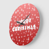 kerstsnowflakes grote klok (Hoek)