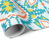 kerstsnowflakes in noordse stijl (trg) cadeaupapier (Rol Hoek)