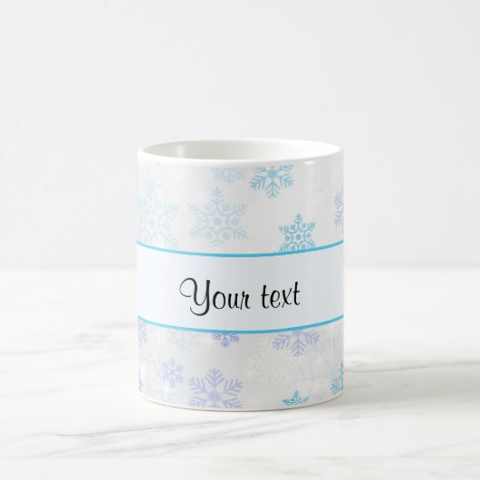  kerstsnowflakes koffiemok (Center)