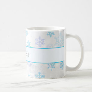  kerstsnowflakes koffiemok