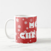 kerstsnowflakes koffiemok (Links)