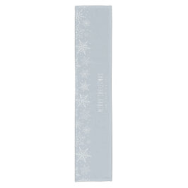 kerstsnowflakes korte tafelloper