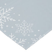 kerstsnowflakes korte tafelloper (Hoek)