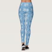 kerstsnowflakes leggings (Achterkant)