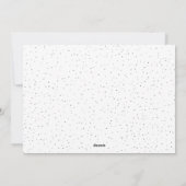 kerstsnowflakes Merry-kerstfoto Feestdagenkaart (Achterkant)