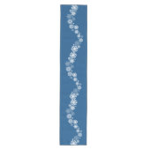 kerstsnowflakes met tafelrunner medium tafelloper (Voorkant)