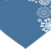 kerstsnowflakes met tafelrunner medium tafelloper (Hoek)
