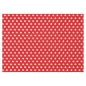 kerstsnowflakes op rode tablet tafelkleed (Voorkant (Horizontaal))
