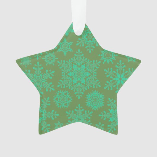 kerstsnowflakes ornament (voorkant)