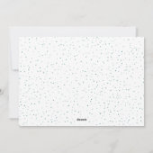 kerstsnowflakes Prettige feestdagen foto Feestdagenkaart (Achterkant)