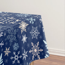 kerstsnowflakes Scandinavian Deep Blue
