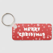 kerstsnowflakes sleutelhanger (Achterkant)