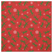 kerstsnowflakes stof (Swatch)