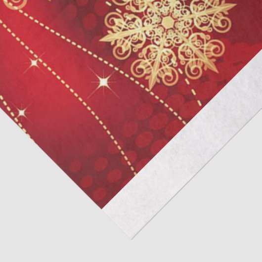 kerstsnowflakes tissuepapier (Detail)